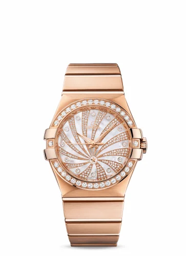 Omega Constellation Co-Axial 35 Red Gold / Diamond / Diamond Supernova 123.55.35.20.55.002 (12355352055002)